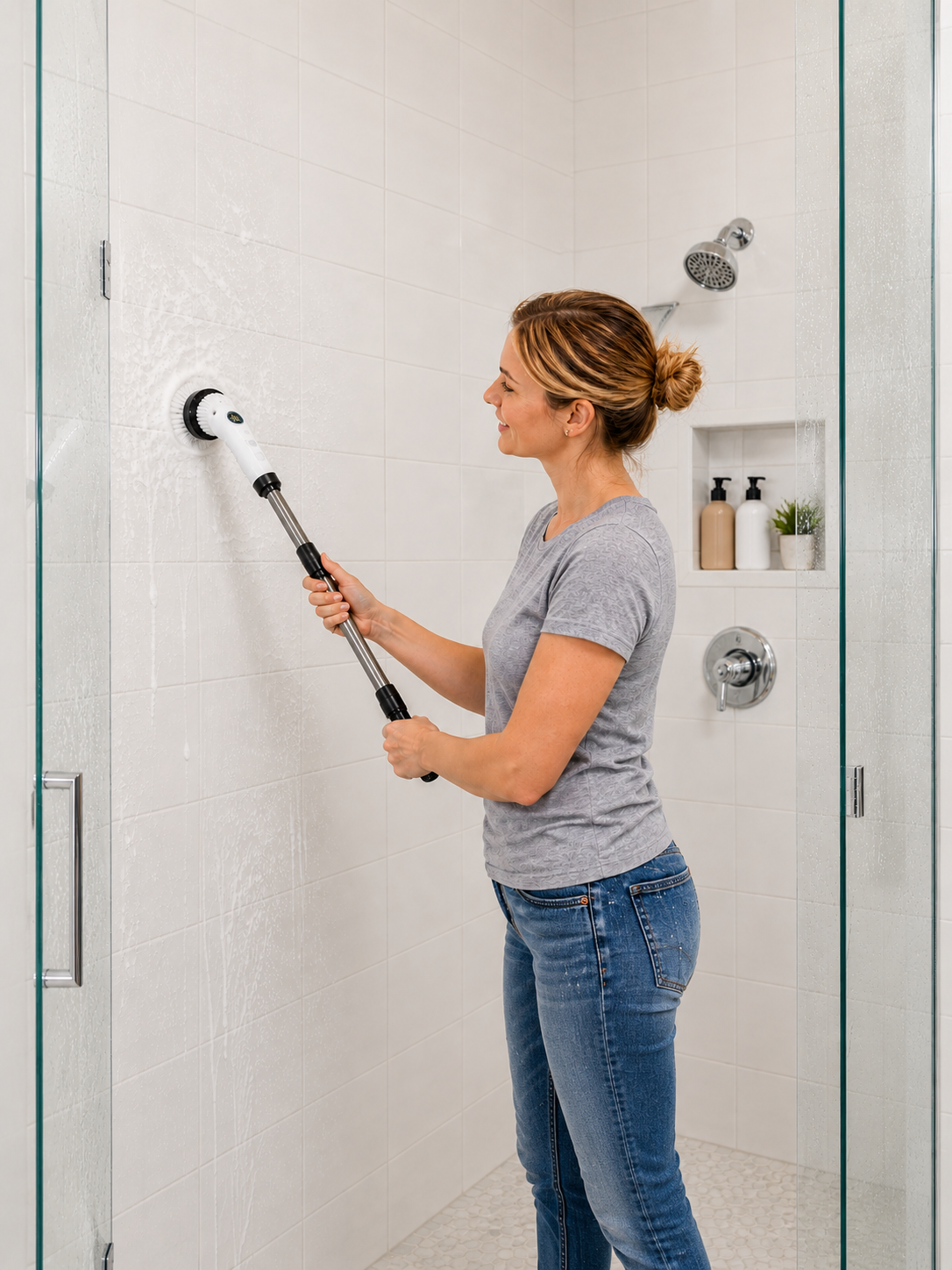 SELKURA Electric Spin Shower Scrubber